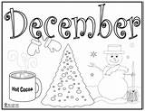 December coloring Pages To Download And Print For Free sketch template