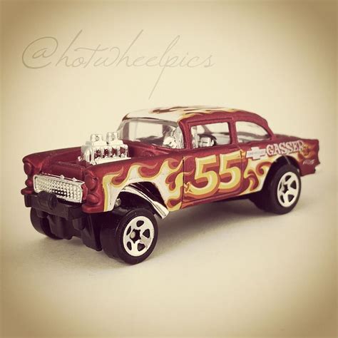 '55 Chevy Bel Air Gasser - 2017 Hot Wheels "HW Flames" #hotwheels / #diecast / #toys / # ...