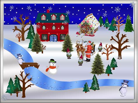 Christmas Snow Scene by Frankief on DeviantArt