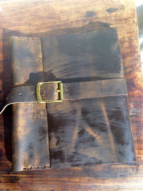 Leather Writing Portfolio / Padfolio Leather / Brown Leather | Etsy ...