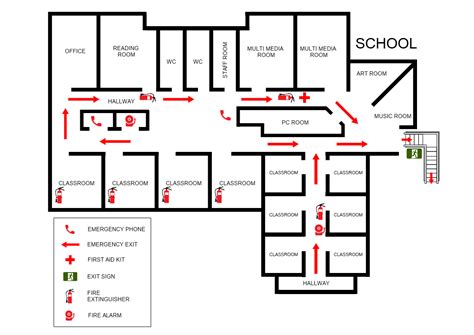 School Emergency Plan Template - Emergency Evacuation Plan