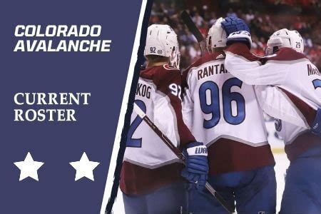 Colorado Avalanche Current Roster & Players Lineup (2021-2022)