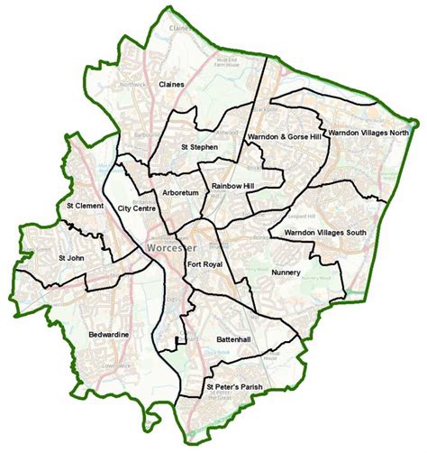 Have your say on proposed new political map for Worcester City Council - Worcester City Council