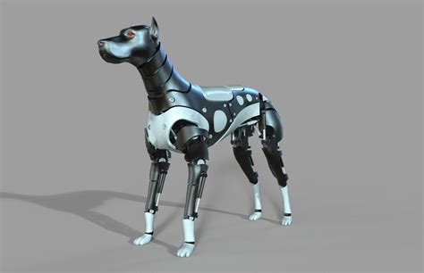 3D robot doberman - TurboSquid 1281428