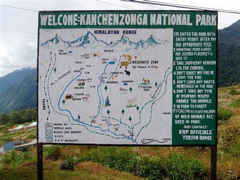 Kanchenjunga National Park Map