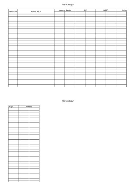 Dokumen.tips Format Excel Neraca Lajur | PDF