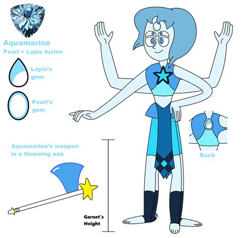 Steven Universe Fusion OC: Aquamarine by DaHooplerzMan on DeviantArt