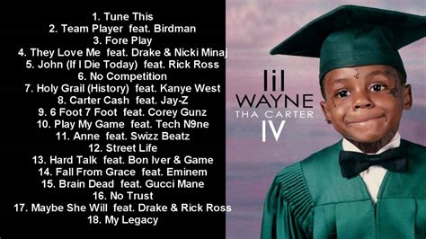 Lil Wayne - Official Carter 4 Album Release Tracklist & More 2011 ...