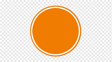 Circle Point Font, circle, orange, area, circle png | PNGWing