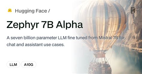 Zephyr 7B Alpha | Model library