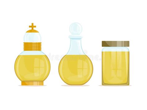 Chrism Oil Set for the Sacrament of Baptism. Religious Items Stock ...