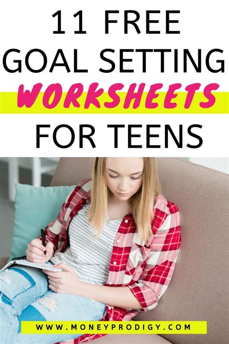 Teenage Goal Setting Worksheets