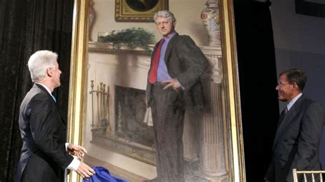 Bill Clinton’s Portrait Artist Secretly Includes Monica Lewinsky - ABC News