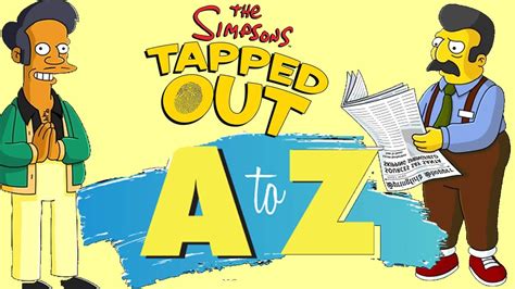 A-Z Simpsons Tapped Out Characters - YouTube