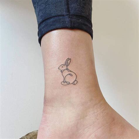 60 Cute Rabbit Tattoo Ideas | Rabbit tattoos, Bunny tattoos, White rabbit tattoo