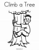 Climb A Tree Coloring Page  Twisty Noodle sketch template