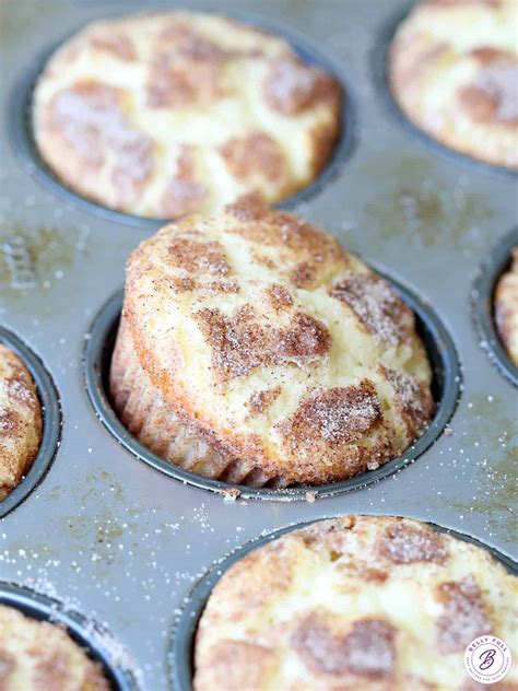 Snickerdoodle Muffins Recipe - Belly Full