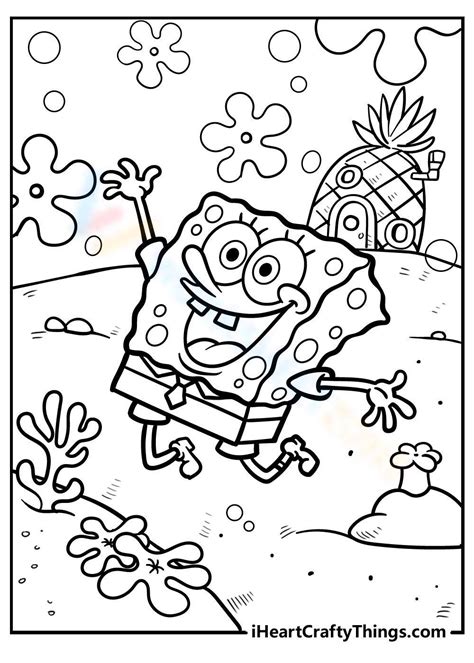 Spongebob House Coloring Pages