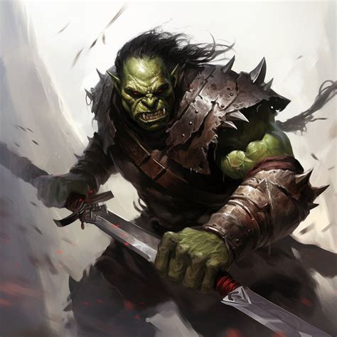 150 Orc Race Bundle, PNG Orc Collection, Varied Classes of Orcs ...