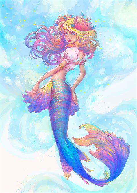 How to Create a Watercolor Mermaid Illustration in Adobe Illustrator