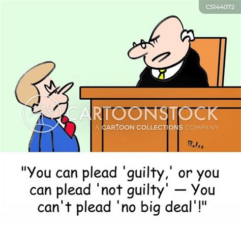 Not Guilty Plea Cartoons and Comics - funny pictures from CartoonStock