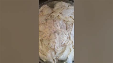 Soaking Chitterlings in Vinegar Water after Removal the Membrane # ...