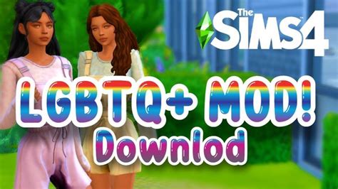 Downloading LGBTQ+ 🏳️‍🌈 Mod Sims 4 | SimsZurtStar | Sims 4, Sims 4 teen, Sims