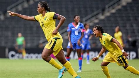 'Bunny' Shaw brace spurs Jamaica to 4-0 win over Haiti as Reggae Girlz ...