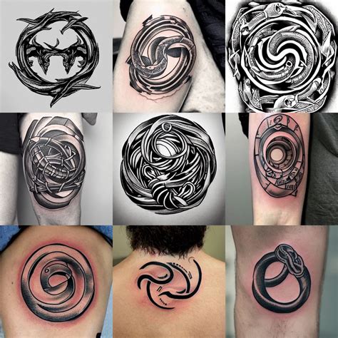 ouroboros tattoo | Stable Diffusion