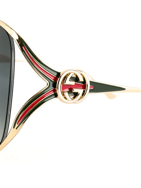 Gucci Eyewear round-frame Sunglasses | Gold | FARFETCH