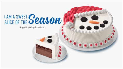 Christmas Dairy Queen Cakes, HD Png Download - kindpng