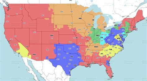 The 506: NFL TV Schedule and Maps: Week 3 - The Stadium Wall Archives ...