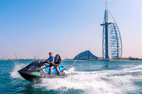 Dubai: Jet Ski Adventure Rides Burj Al Arab, Burj Khalifa & Atlantis ...