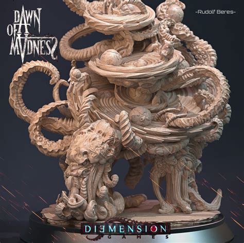 ArtStation - Dawn of Madness Statue Azathoth