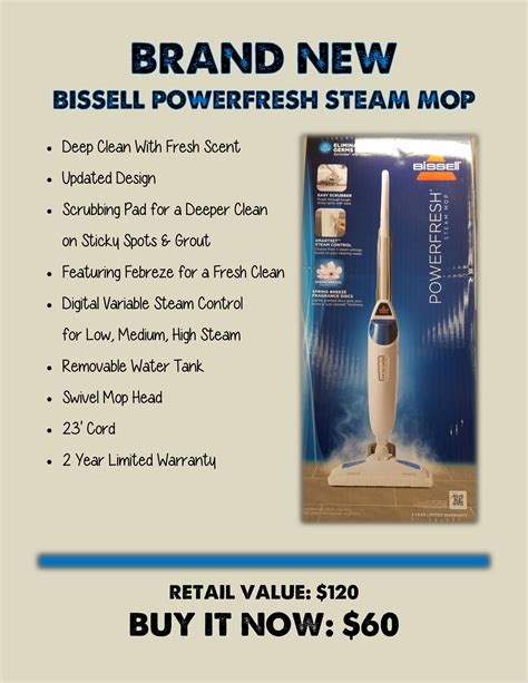 Bissell Steam Mop – Riverfront Broadcasting, LLC.