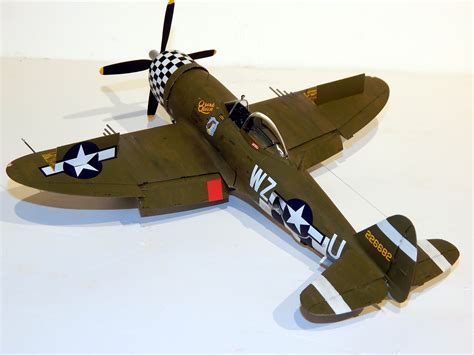 P-47D Bubbletop Fighter Aircraft WWII -- Plastic Model Airplane Kit ...