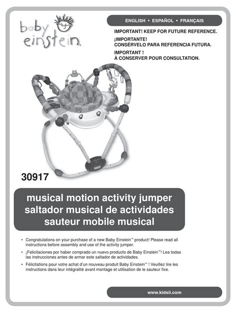 Baby Einstein Musical Motion Activity Jumper Replacement Parts ...