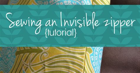 Jedi Craft Girl: Sewing an Invisible Zipper {tutorial}