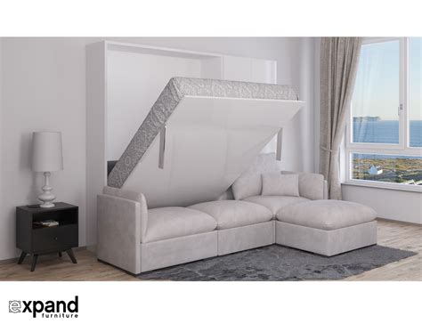 MurphySofa ADAGIO - Queen Luxury Sectional Sofa Wall Bed | Expand Furniture - Folding Tables ...