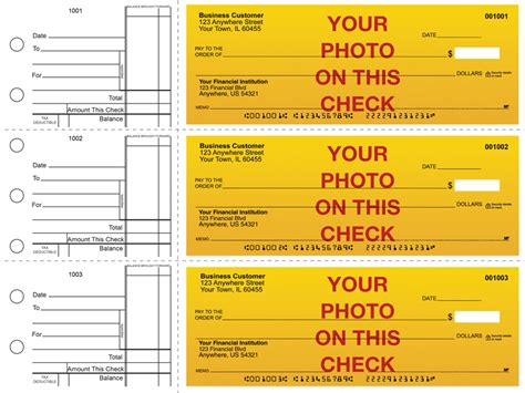 Custom Photo Standard Business Checks