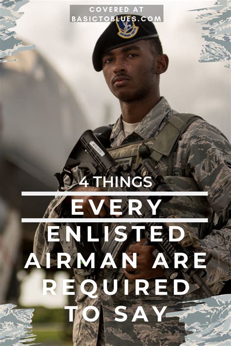 Every Enlisted Air Force Airman Say These | Air force basic training ...