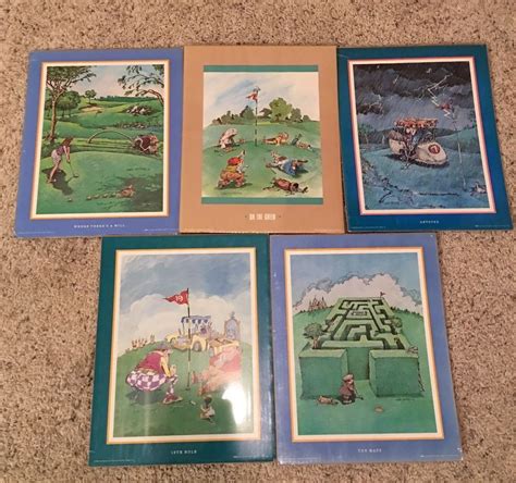 Gary Patterson Art Print SEALED Rare Golf Prints Thought Factory Lot Of 5 | eBay | Art prints ...