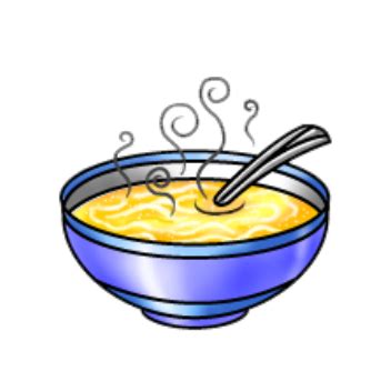 Chicken noodle soup cartoon clipart kid - Clipartix