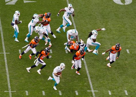 Denver Broncos Week 13 Matchup vs. Dolphins Cross Flexed to Fox