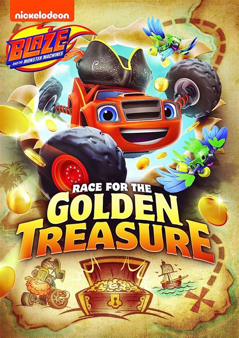 Amazon.co.jp: Blaze And The Monster Machines: Race For The Golden Treasure [DVD] : DVD