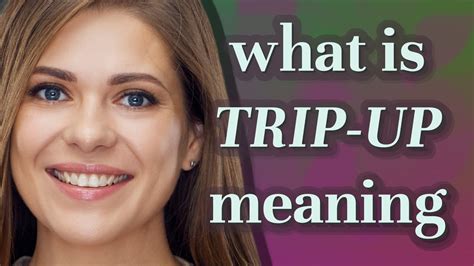 Trip-up | meaning of Trip-up - YouTube