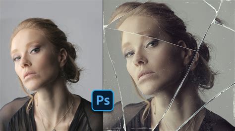Broken Mirror Effect (PSD included) - Photoshop Tutorial - YouTube