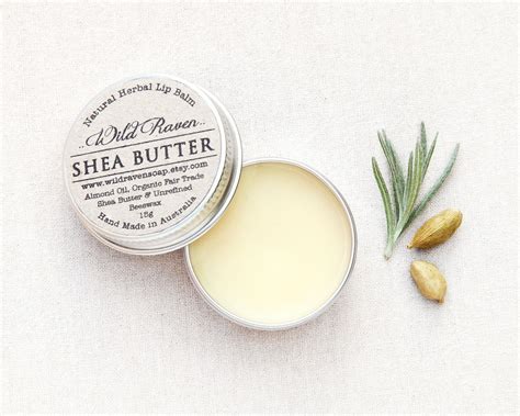 Shea Butter Lip Balm // Handmade With All Natural Herbal - Etsy