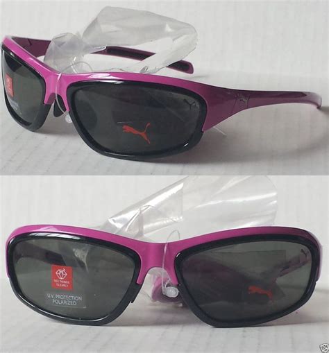 PUMA women sport POLARIZED sunglasses (two set of lenses) new with ...