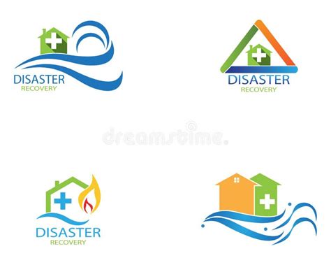 Disaster Recovery Logo Vector Illustration Stock Illustration ...